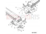 Polaris 2021 SNOWMOBILE 850 RMK KHAOS 163/165/INTL ALL OPTIONS (R03) (S21EGT8R) CHASSIS | CHASSIS, BULKHEAD ASM. - S21EGT8R ALL OPTIONS (601005C)