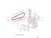 Polaris 2022 ATV ATV RANGER 150 EFI MD (R01) - A22HZB15N1/N2 ENGINE | ENGINE, CYLINDER COMP - A22HZB15N1/N2 (101504)