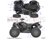 Polaris 2022 ATV SCRAMBLER 1000 55 EPS 3PC (R01) (A22SGE95KN) BODY » BODY, DECALS - (900497)
