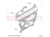 Polaris 2022 ATV SCRAMBLER 1000 55 EPS 3PC (R01) (A22SGE95KN) CHASSIS » CHASSIS, HITCH - (C102192)