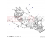 Polaris 2022 ATV SCRAMBLER 1000 55 EPS 3PC (R01) (A22SGE95KN) CHASSIS | CHASSIS, MAIN FRAME - A22SGE95KN (C102102)