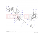 Polaris 2022 ATV SCRAMBLER 1000 55 EPS 3PC (R01) (A22SGE95KN) ELECTRICAL » ELECTRICAL, HORN AND LICENSE PLATE BRACKET - (C0211475)