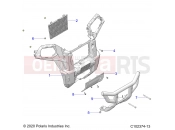 Polaris 2022 ATV SCRAMBLER 850 48 (R01) (A22SVA85A3) BODY » BODY, FRONT BUMPER - (C102374-13)