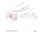 Polaris 2022 ATV SCRAMBLER 850 48 (R01) (A22SVA85A3) DRIVE TRAIN » DRIVE TRAIN, GEARCASE MOUNTING, REAR - (C102125)