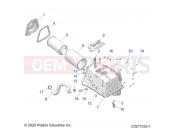 Polaris 2022 ATV SCRAMBLER XP 1000 S 55 (R02) (A22SGE95AN) ENGINE | ENGINE, AIR INTAKE - A22SGE95AN (C0211033-1)