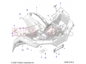Polaris 2022 ATV SPORTSMAN 570 HUNTER PACKAGE (R03) (A22SHD57A9) BODY | BODY, FRONT CAB - A22SHD57A9 (C0201216-2)