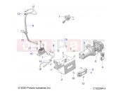 Polaris 2022 ATV SPORTSMAN 570 HUNTER PACKAGE (R03) (A22SHD57A9) CHASSIS | CHASSIS, WINCH - A22SHD57A9 (C102294-3)