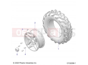 Polaris 2022 ATV SPORTSMAN 570 HUNTER PACKAGE (R03) (A22SHD57A9) WHEELS | WHEELS, FRONT TIRE - A22SHD57A9 (C102298-1)