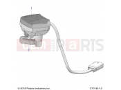 Polaris 2022 ATV SPORTSMAN 570 UTILITY EPS (R02) - A22SEJ57A1/A3/A5/B1/B3/B5 STEERING | STEERING, CONTROLS, THROTTLE ASM. - A22SEJ57B1/B3/B5 (C101441-2)