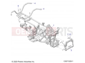 Polaris 2022 ATV SPORTSMAN 570 UTILITY LE (R02) (A22SEK57AD) CHASSIS | CHASSIS, FRAME - A22SEK57AD (C0211225-1)