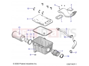 Polaris 2022 ATV SPORTSMAN 570 UTILITY LE (R02) (A22SEK57AD) ENGINE | ENGINE, AIR INTAKE SYSTEM - A22SEK57AD (C0211407-1)
