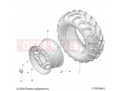 Polaris 2022 ATV SPORTSMAN 850 48 (R03) - A22SXA85A1/A6 WHEELS | WHEELS, REAR - A22SXA85A1/A6 (C102348-2)