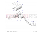 Polaris 2022 ATV SPORTSMAN 850 HIGH LIFTER (R02) (A22SXN85A4) ENGINE | ENGINE, EXHAUST - A22SXN85A4 (C0210572)