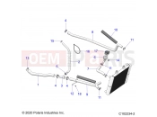 Polaris 2022 ATV SPORTSMAN TOURING 570 EPS (R02) - A22SDE57A4/B4 ENGINE | ENGINE, COOLING SYSTEM, HOSES - A22SDE57A4/B4 (C102234-2)