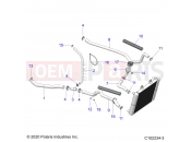 Polaris 2022 ATV SPORTSMAN TOURING 570 PREMIUM (R03) - A22SJE57AX/BX ENGINE | ENGINE, COOLING SYSTEM, HOSES - A22SJE57AX/BX (C102234-3)