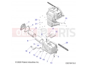 Polaris 2022 ATV SPORTSMAN TOURING XP 1000 EU (R03) (A22SYE95KP) ENGINE | ENGINE, AIR INTAKE - A22SYE95KP (C0210413-2)