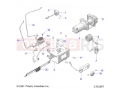 Polaris 2022 ATV SPORTSMAN XP 1000 48 RIDE COMMAND (R02) (A22SXR95AJ) CHASSIS | CHASSIS, WINCH - A22SXR95AJ (C102387)