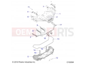 Polaris 2022 ATV SPORTSMAN XP 1000 55 EPS 3PC (R01) (A22SLE95KJ) BODY | BODY, FRONT RACK - A22SLE95KJ (C102084)