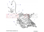 Polaris 2022 RANGER GENERAL 1000 PREMIUM EPS (R01) - G22GAP99AM/BM DRIVE TRAIN | DRIVE TRAIN, MAIN GEARCASE MOUNTING - G22GAP99AM/BM (C700190-1)