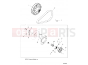 Polaris 2022 RANGER GENERAL 1000 PREMIUM EPS (R01) - G22GAP99AM/BM DRIVE TRAIN | DRIVE TRAIN, SECONDARY CLUTCH - G22GAP99AM/BM (701841)