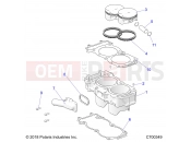 Polaris 2022 RANGER GENERAL 1000 PREMIUM EPS (R01) - G22GAP99AM/BM ENGINE | ENGINE, CYLINDER AND PISTON - G22GAP99AM/BM (C700349)