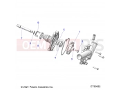 Polaris 2022 RANGER GENERAL XP4 SPORT 1000 HUNTER (R01) - G22GME99AL/BL ENGINE | ENGINE, WATERPUMP ASSEMBLY - G22GME99AL/BL (C730082)