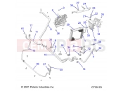 Polaris 2022 RANGER RANGER 570 NSTR (R03) (R22MAU57B5) ENGINE | ENGINE, COOLING SYSTEM - R22MAU57B5 (C730123)