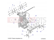 Polaris 2022 RANGER RANGER 570 NSTR (R03) (R22MAU57B5) ENGINE | ENGINE, ENGINE and TRANSMISSION MOUNTING - R22MAU57B5 (C730154)