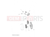 Polaris 2022 RANGER RANGER 570 NSTR (R03) (R22MAU57B5) ENGINE | ENGINE, STARTER DRIVE - R22MAU57B5 (49RGRSTARTINGMTR15570)