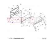 Polaris 2022 RANGER RANGER CREW 1000 PREMIUM WINTER (R01) - R22T6U99A9/AN CHASSIS | CHASSIS, CAB FRAME - R22T6U99A9/AN (C700703)