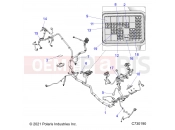 Polaris 2022 RANGER RANGER XP 1000 EPS EU/TR/ZUG (R02) - R22RRS99C9/CK/CM/F9/FM/EF9/EFM/PCG ELECTRICAL | ELECTRICAL, WIRE HARNESS - R22RRS99CK (C730189)