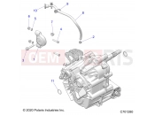 Polaris 2022 RANGER RANGER XP 1000 TRAIL BOSS EVAP (R01) - R22RRH99AG/BG DRIVE TRAIN | DRIVE TRAIN, MAIN GEARCASE MOUNTING - R22RRH99AG/BG (C701280)