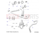 Polaris 2022 RANGER RANGER XP 1000 WATERFOWL EVAP (R01) - R22RRB99AZ/BZ ENGINE | ENGINE, WATERPUMP AND BYPASS - R22RRB99AZ/BZ (C0703903)