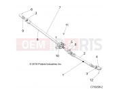 Polaris 2022 RZR RZR 900 TRAIL (R01) (Z22A5A87A2) DRIVE TRAIN | DRIVE TRAIN, FRONT PROP SHAFT - Z22A5A87A2(C700298-2)