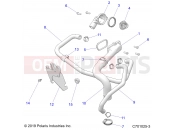 Polaris 2022 RZR RZR 900 TRAIL (R01) (Z22A5A87A2) ENGINE | ENGINE, COOLING, THERMOSTAT and BYPASS - Z22A5A87A2(C701025-3)
