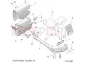 Polaris 2022 RZR RZR 900 TRAIL (R01) (Z22A5A87A2) ENGINE | ENGINE, EXHAUST SYSTEM - Z22A5A87A2(C0701887)
