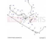 Polaris 2022 RZR RZR PRO XP 4 PREMIUM (R04) (Z22R4C92AF) ENGINE | ENGINE, COOLING ROUTING, MANIFOLD - Z22R4C92AF (C0703027-2)