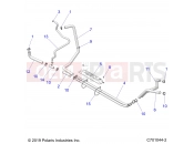 Polaris 2022 RZR RZR TRAIL 570 (R02) - Z22CHA57A2/K2 ENGINE | ENGINE, COOLING HOSES - Z22CHA57A2 (C701044-2)