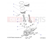 Polaris 2022 RZR RZR TRAIL 900 PREMIUM (R02) (Z22A5P87A5) ENGINE | ENGINE, CRANKSHAFT and PISTON - Z22A5P87A5 (C701025-5)