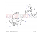 Polaris 2022 RZR RZR TRAIL S 1000 ULTIMATE (R04) - Z22ASK99A4/B4/ASV99A4 ENGINE | ENGINE, WATERPUMP AND BYPASS - Z22ASK99A4/B4/ASV99A4 (C701083-1)