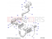 Polaris 2022 RZR RZR XP 1000 HIGH LIFTER (R02) (Z22NAM99AR) ENGINE | ENGINE, AIR INTAKE SYSTEM - Z22NAM99AR (C701345)