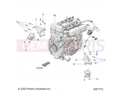 Polaris 2022 SLINGSHOT SLINGSHOT SL/SLR/R (R02) - T22AAFGB/AAFHB/AAPGD/AAPHD/AARGB/AARHB ENGINE | ENGINE, MOUNTING - T22AAFGB/HB/PGD/HD/RGB/HB ALL OPTIONS  (500111C)