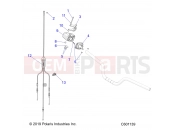 Polaris 2022 SNOWMOBILE 550 INDY 121 ES (R02) (S22CBA5TSL) ENGINE | ENGINE, THROTTLE CONTROL ASM. - S22CBA5TSL (C601139)