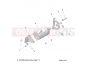 Polaris 2022 SNOWMOBILE 550 INDY 144 ES (R02) (S22CEA5TSL) ENGINE | ENGINE, STARTER MOTOR - S22CEA5TSL (C601485)