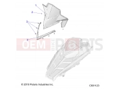 Polaris 2022 SNOWMOBILE 550 INDY ADVENTURE 144 ES (R01) (S22CEE5TSL) BODY | BODY, WINDSHIELD - S22CEE5TSL (C601123)