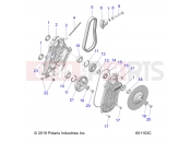 Polaris 2022 SNOWMOBILE 550 INDY ADVENTURE 144 ES (R01) (S22CEE5TSL) DRIVE TRAIN | DRIVE TRAIN, CHAINCASE - S22CEE5TSL (601103C)