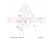 Polaris 2022 SNOWMOBILE 550 INDY ADVENTURE 144 ES (R01) (S22CEE5TSL) DRIVE TRAIN | DRIVE TRAIN, CHAINCASE MOUNTING - S22CEE5TSL (C601136)
