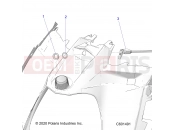 Polaris 2022 SNOWMOBILE 550 INDY ADVENTURE 144 ES (R01) (S22CEE5TSL) ENGINE | ENGINE, CHOKE - S22CEE5TSL (601491)