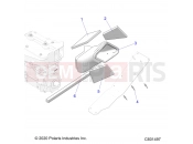 Polaris 2022 SNOWMOBILE 550 INDY LXT ES/NORTH EDITION (R01) - S22CED5TSL/TSU ENGINE | ENGINE, AIR DUCT, OUTLET - S22CED5TSL/TSU (C601497)