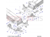 Polaris 2022 SNOWMOBILE 600 INDY CROSSCNTRY 136 (R01) (S22TDL6KSA) CHASSIS | CHASSIS, BULKHEAD ASM. - S22TDL6KSA (C601835)